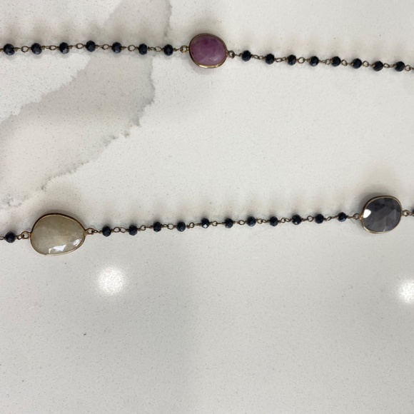 Multi Sapphire Necklace with Appraisal - Picture 3 of 3